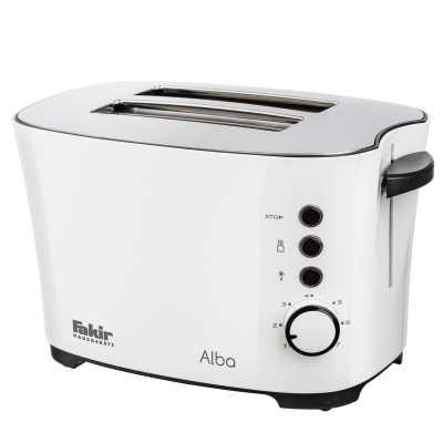  Alba Pop-Up Toaster (White) - 1