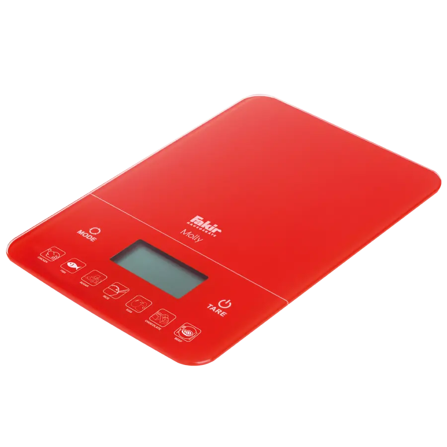  Molly Digital Kitchen Scale (Red) - 1