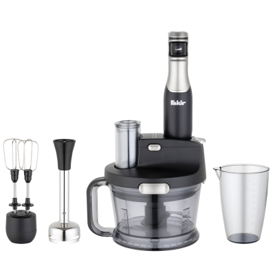  Speed Quadro Hand Blender Set (Black & Silver) - 9