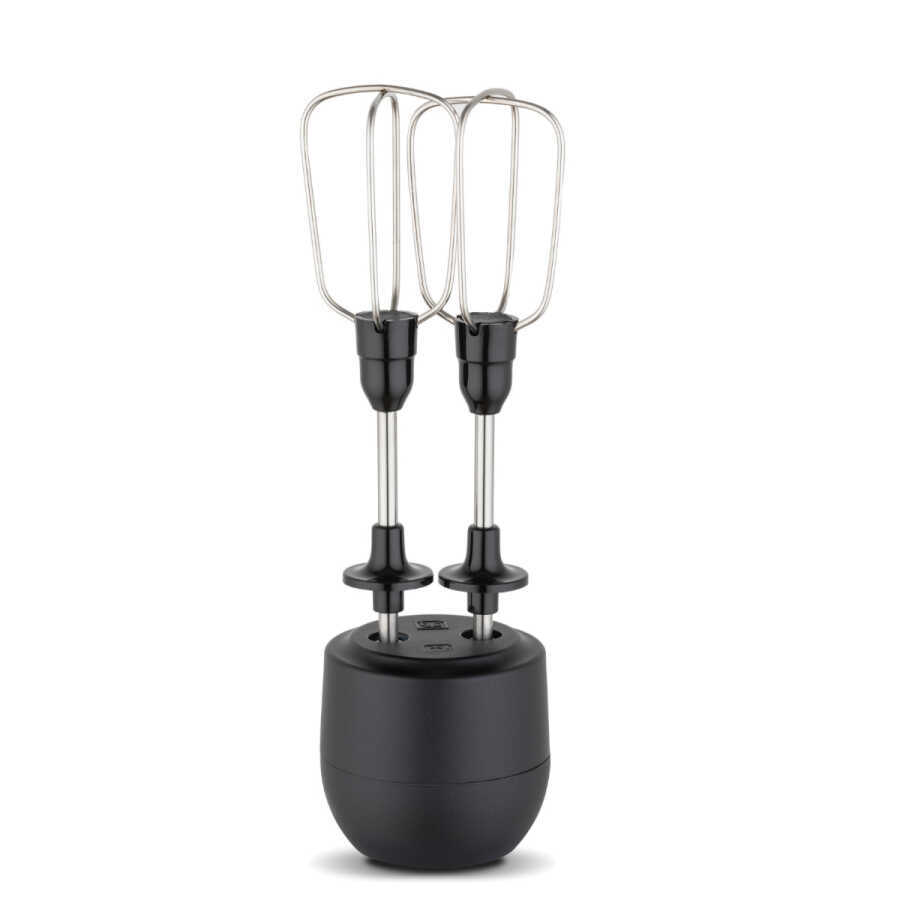  Speed Quadro Hand Blender Set (Black & Silver) - 6