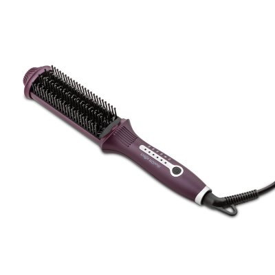  Illusion Effect Ionic Hair Straightening Brush (Violet) - Galeri