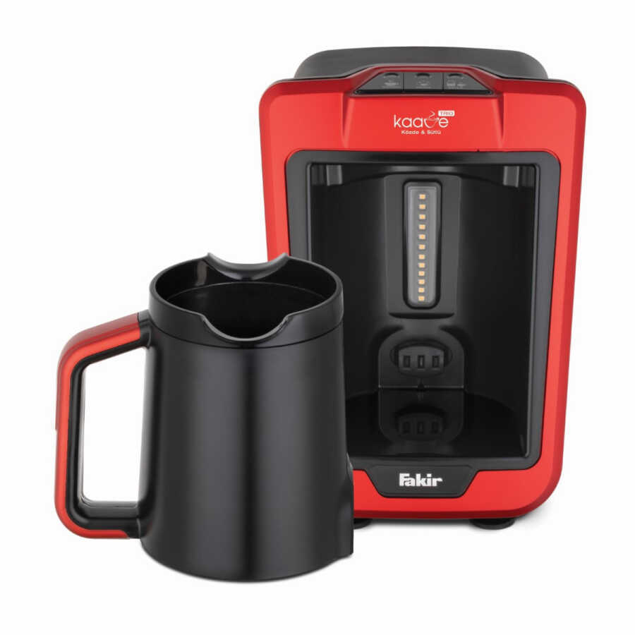  Kaave Trio Turkish Coffee Maker with Ember Brewing Function & Milk (Rouge) - 10