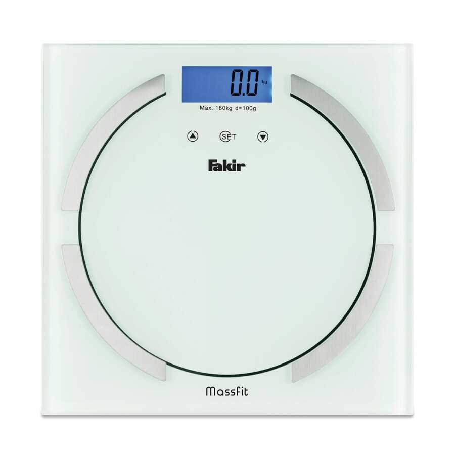  Massfit Digital Glass Body Composition Scale (White) - 2